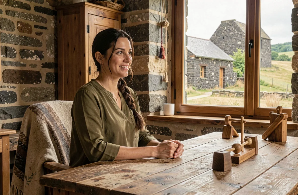 Jordane Boccognani orthophoniste à Argences-en-Aubrac dans un cabinet rural au cœur du plateau de l'Aubrac
